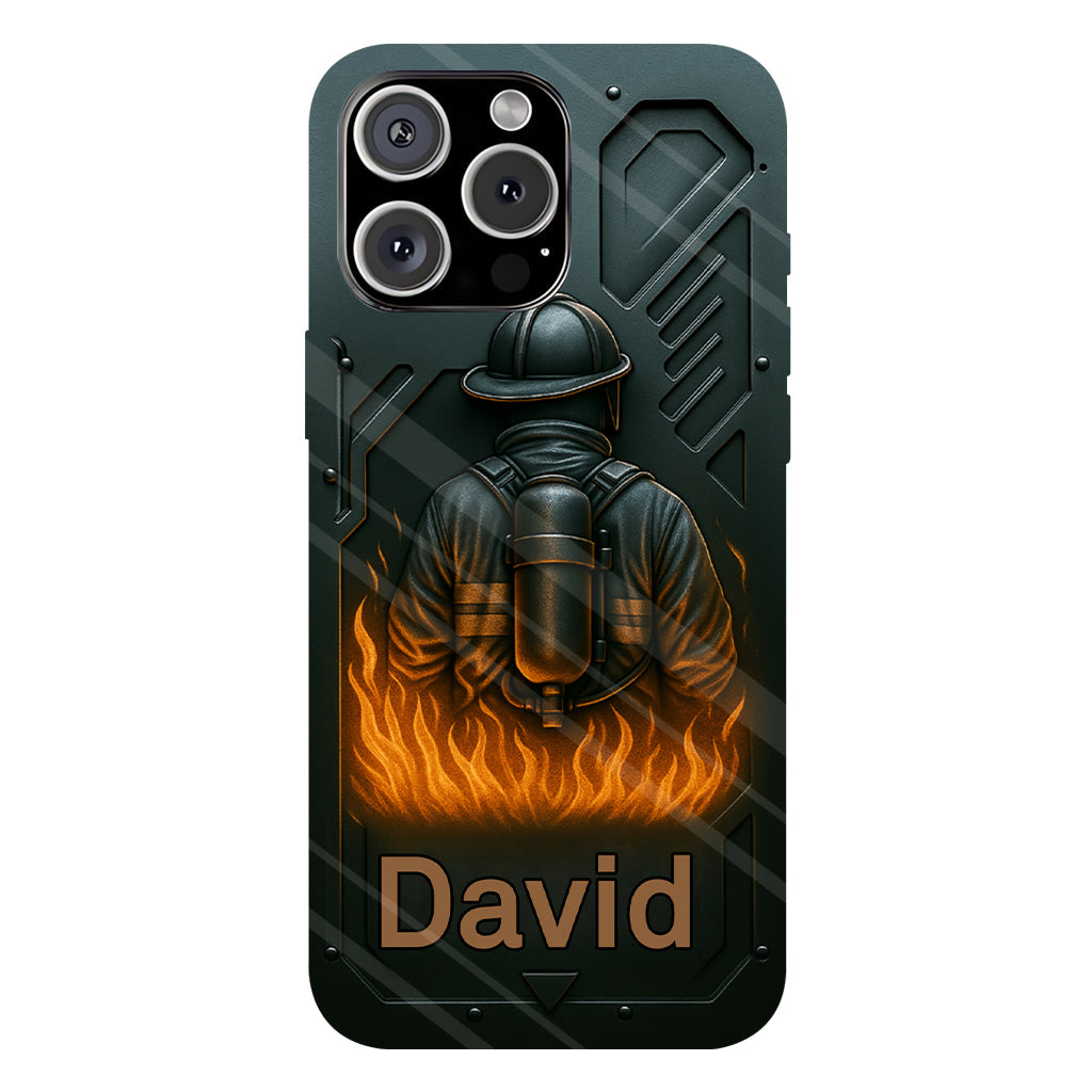 The Strone One - Personalized Firefighter Full Print Phone Case