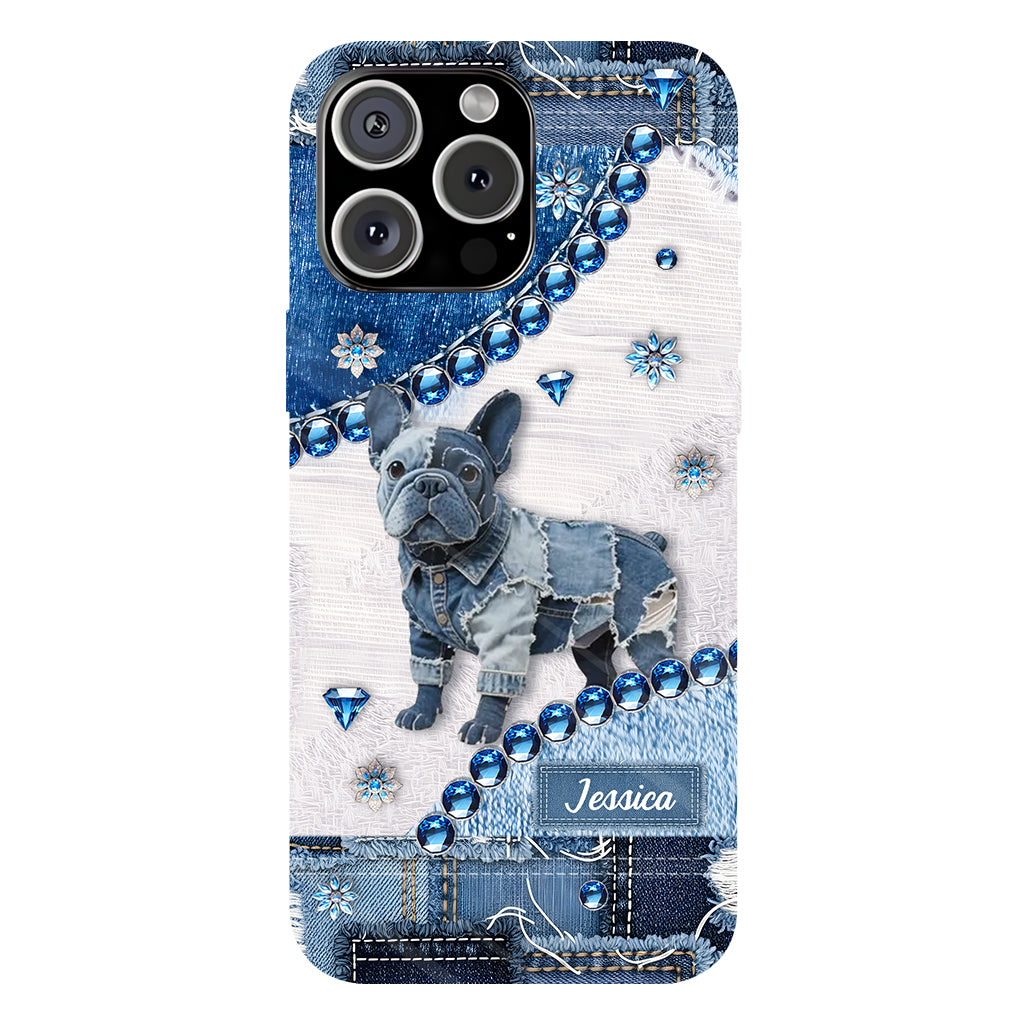 Cute Bulldog - Personalized Dog Full Print Phone Case
