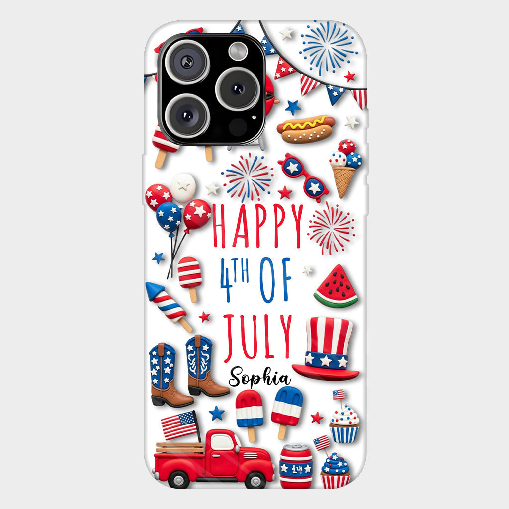 Happy 4th Of July - Personalized Independence Day/ 4th of July Full Print Phone Case