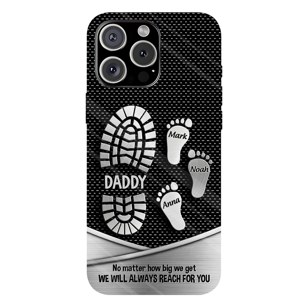 Your Footsteps Led Our Way - Personalized Father Full Print Phone Case
