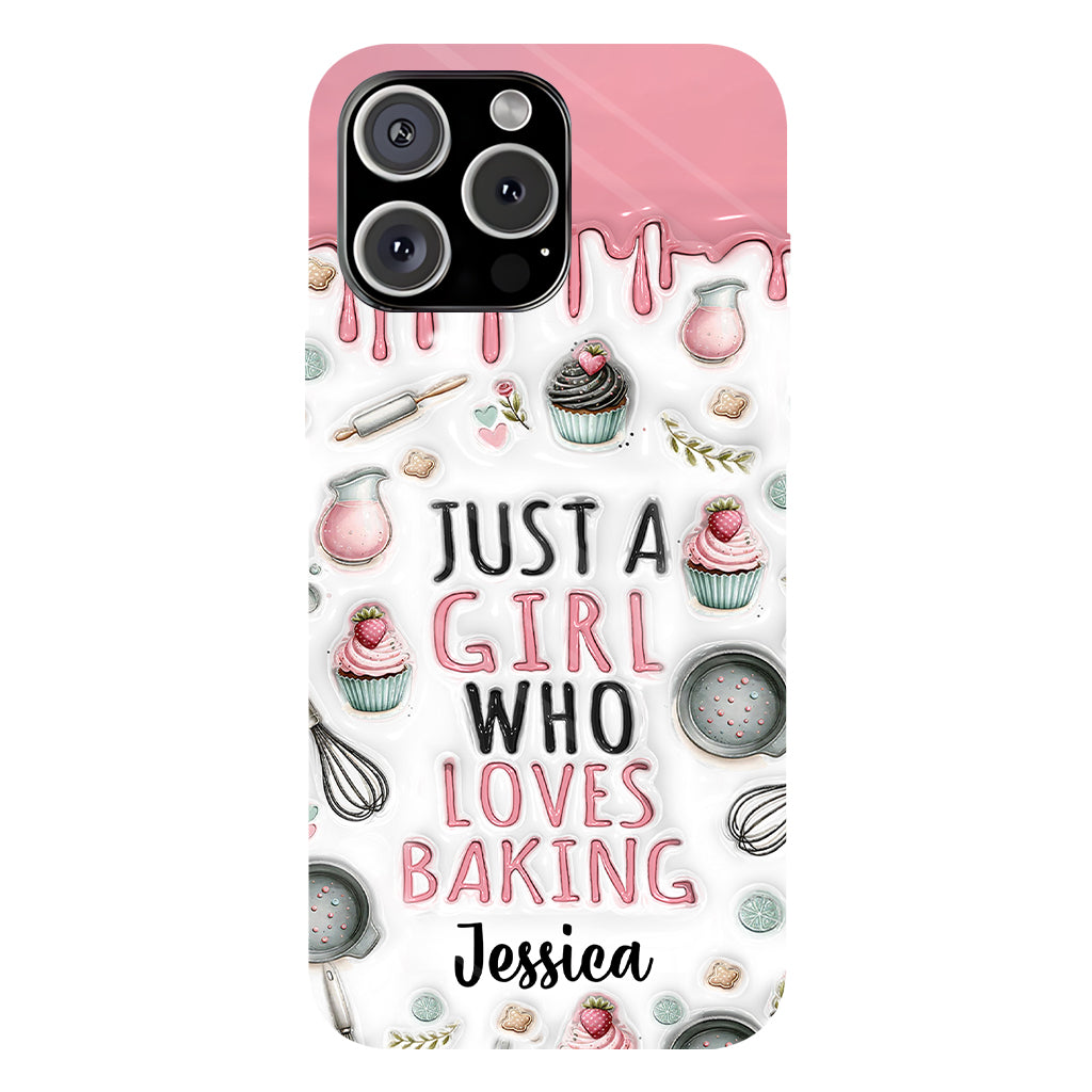 Just A Girl Who Loves Baking - Personalized Baking Full Print Phone Case