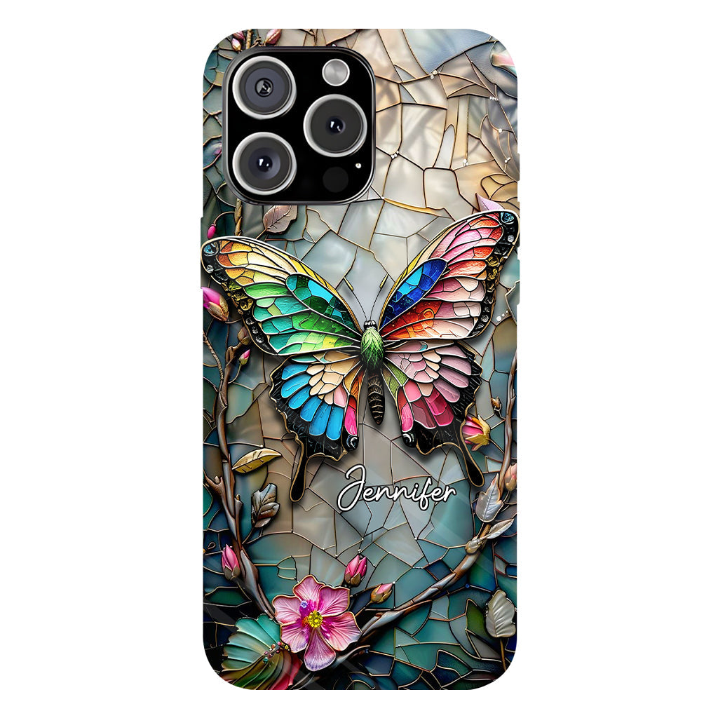 Love Butterflies - Personalized Butterfly Full Print Phone Case
