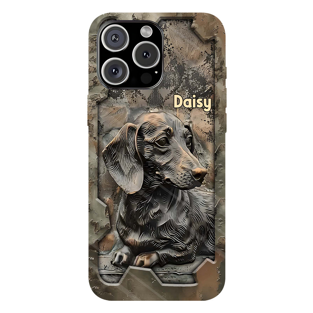 Life Is Better With My Dachshund - Personalized Dog Full Print Phone Case