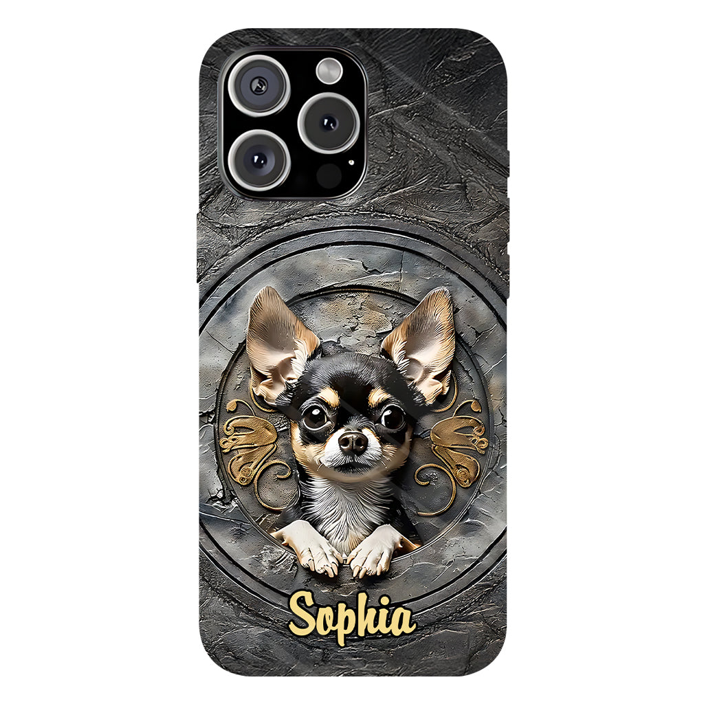 Adorable Chihuahua - Personalized Dog Full Print Phone Case