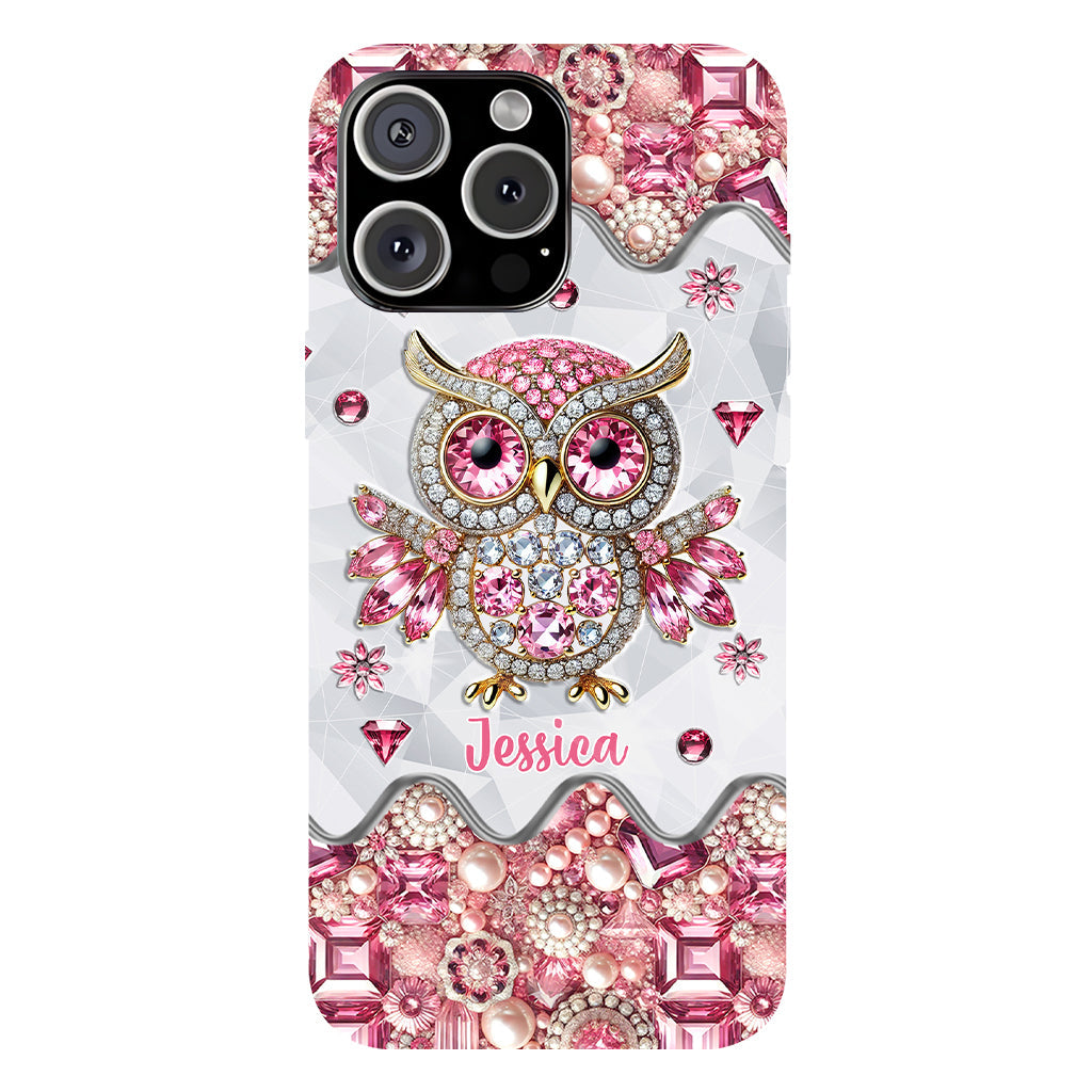 Just A Girl Who Loves Owls - Personalized Owl Full Print Phone Case