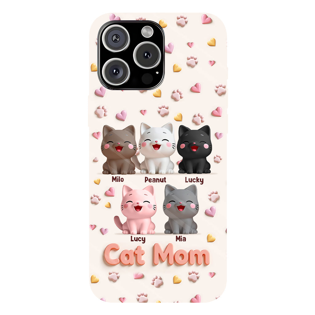 Cat Mom - Personalized Cat Full Print Phone Case