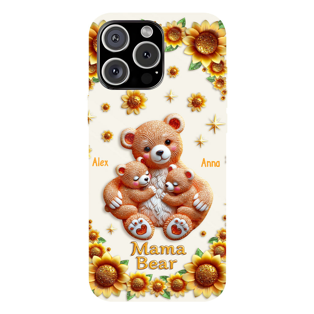 Mama Bear - Personalized Mother Full Print Phone Case