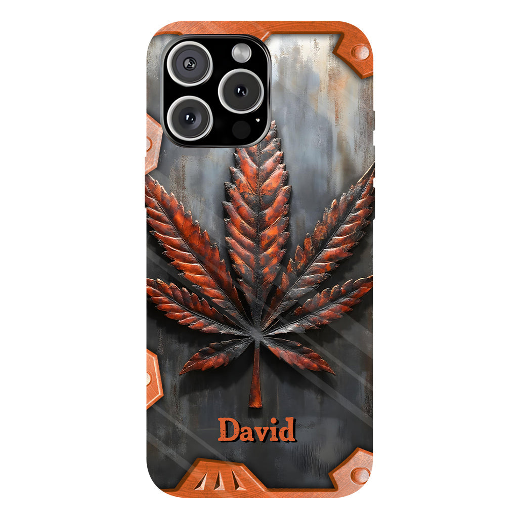 Stunning Leaf - Personalized Weed Full Print Phone Case