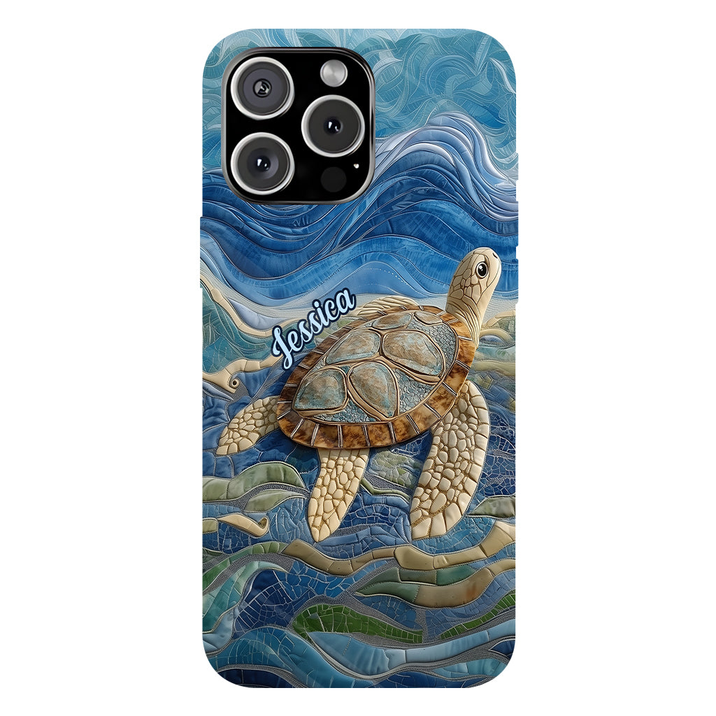 Love Turtles - Personalized Turtle Full Print Phone Case