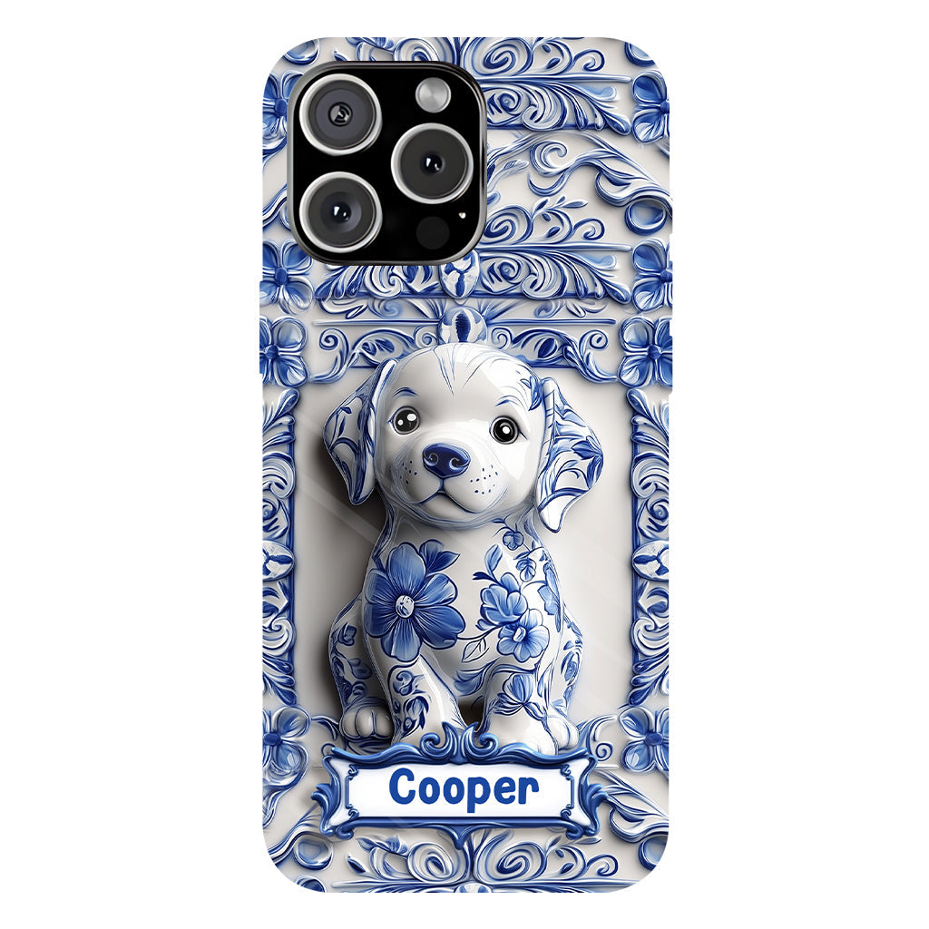 Cute Labrador Retriever - Personalized Dog Full Print Phone Case