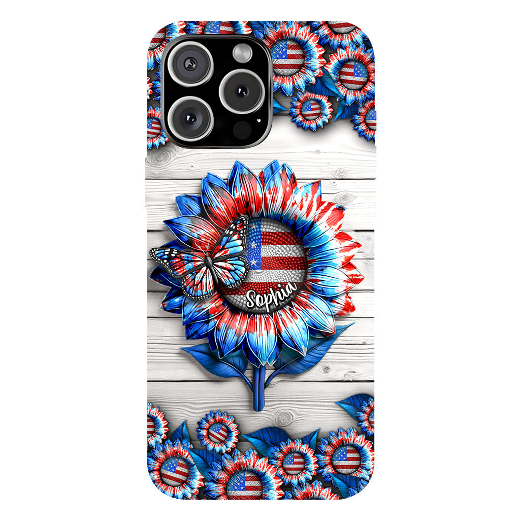 Love America - Personalized Independence Day/ 4th of July Full Print Phone Case
