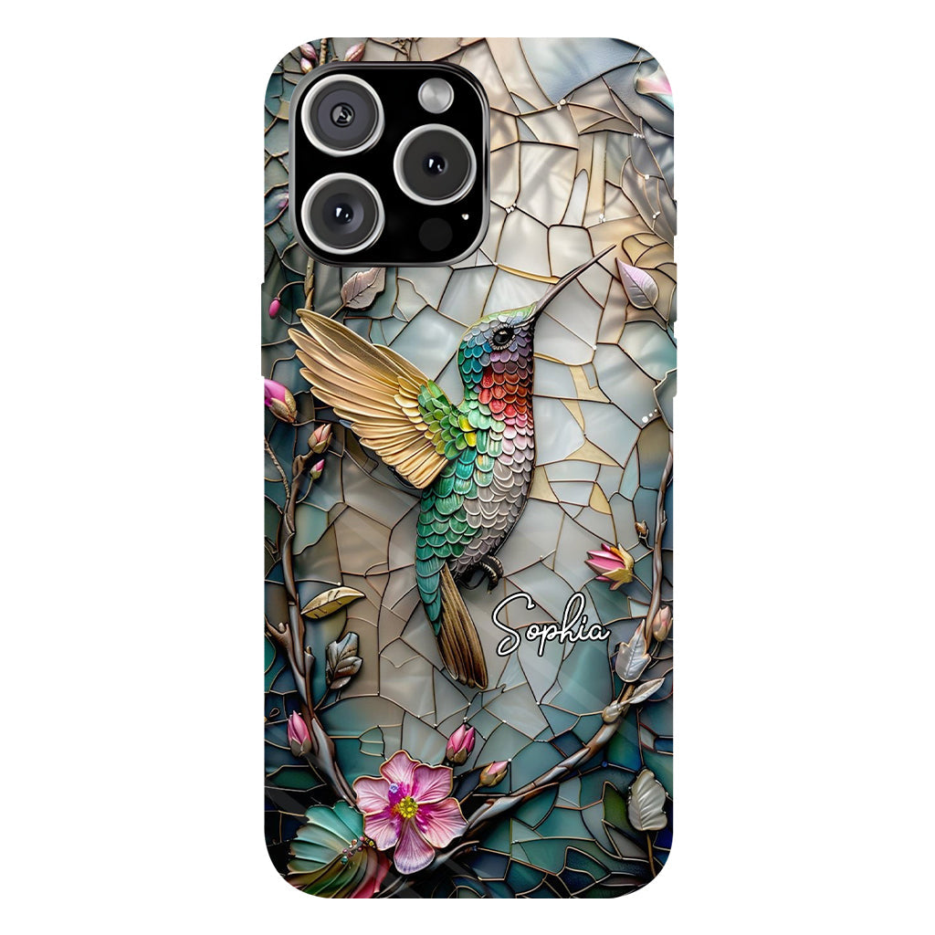 Artistic Hummingbird - Personalized Gardening Full Print Phone Case