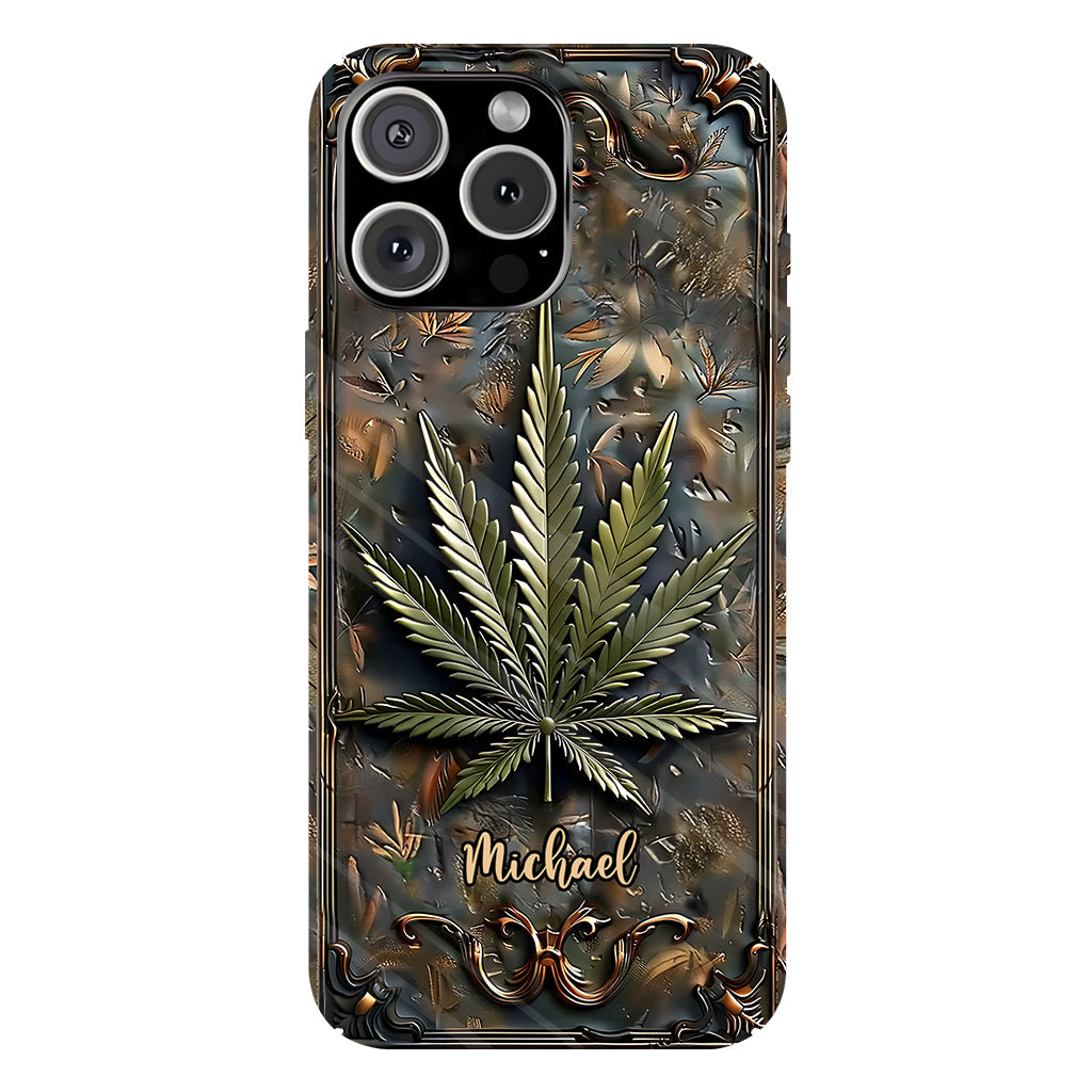High Life - Personalized Weed Full Print Phone Case