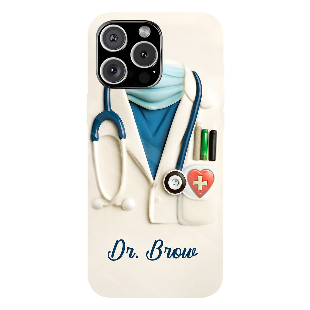 Medical Appreciation Design With Stethoscope - Personalized Full Print Phone Case