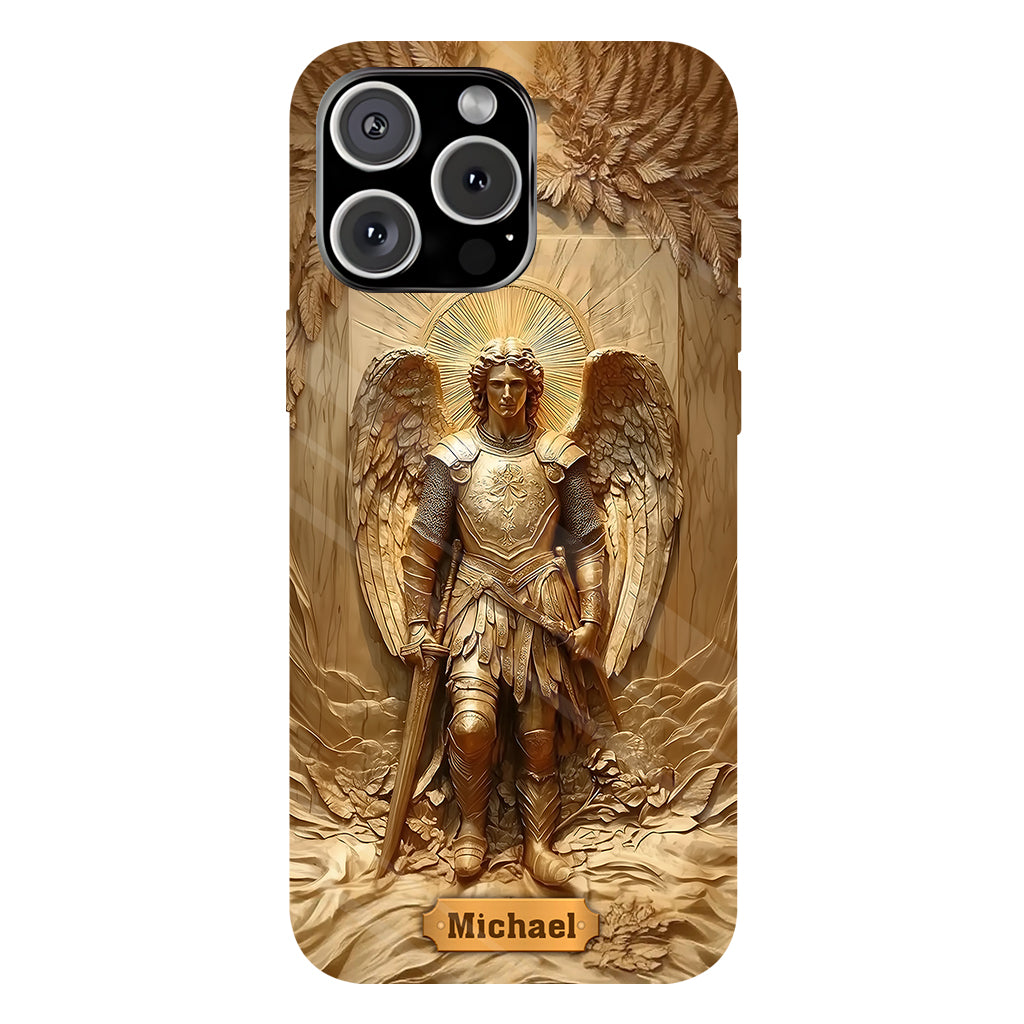 Archangel Michael - Personalized Christian Full Print Phone Case