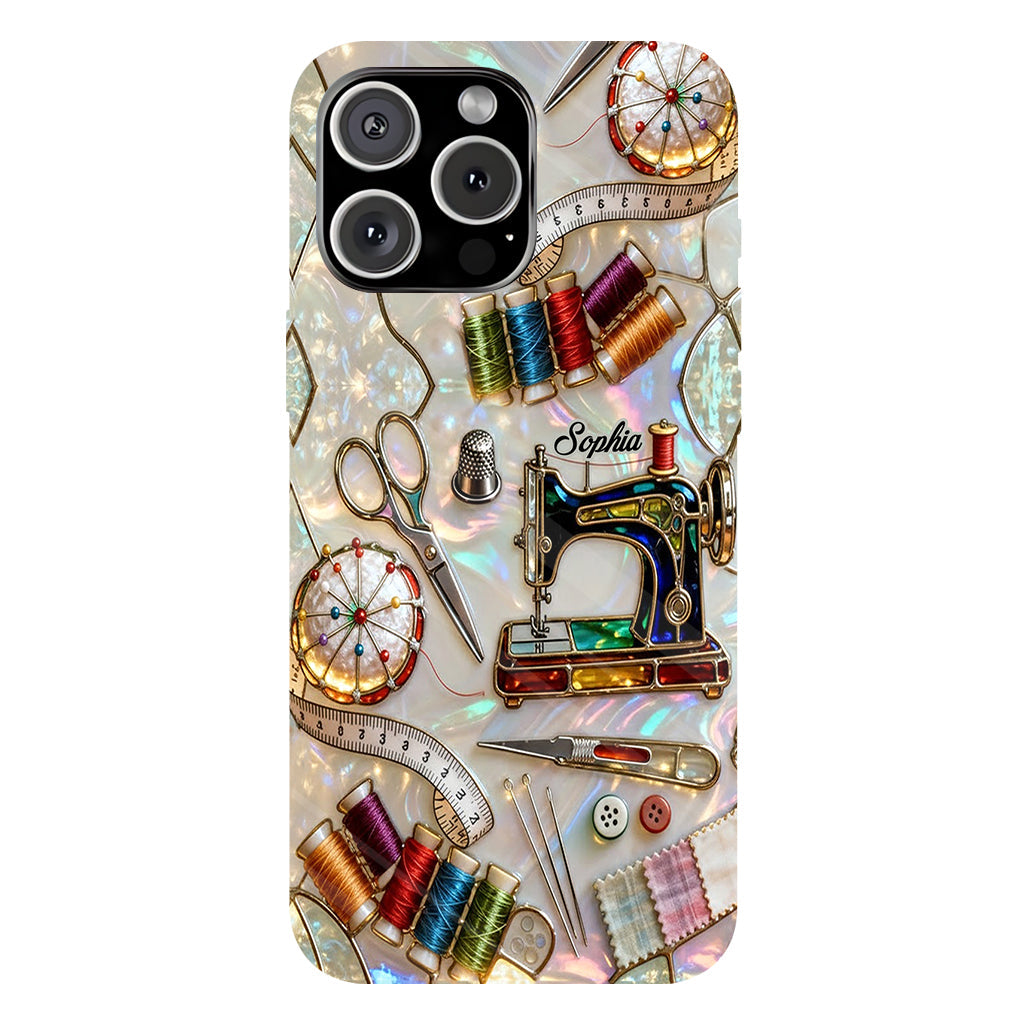Love Sewing - Personalized Sewing Full Print Phone Case