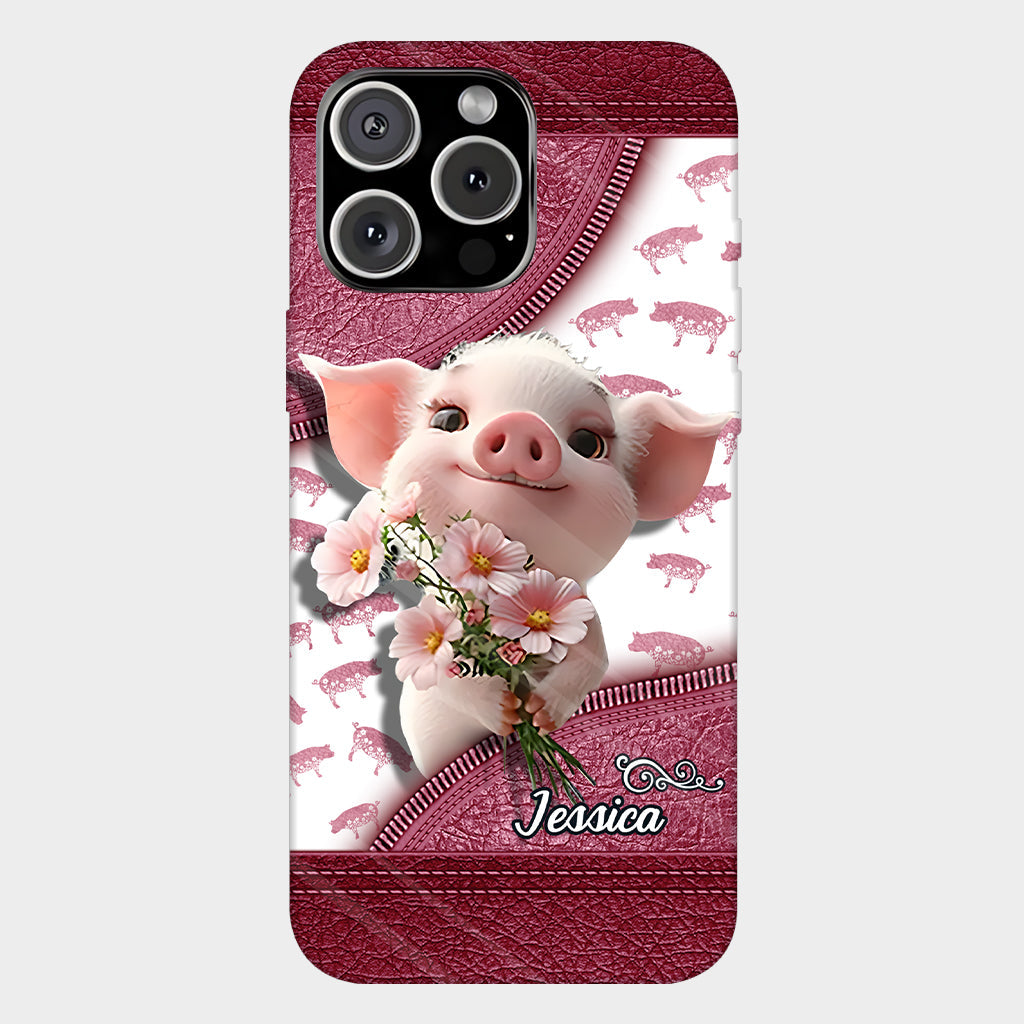 Love Pig - Personalized Pig Lover Full Print Phone Case