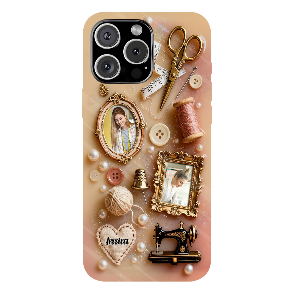 Love Sewing - Personalized Sewing Full Print Phone Case