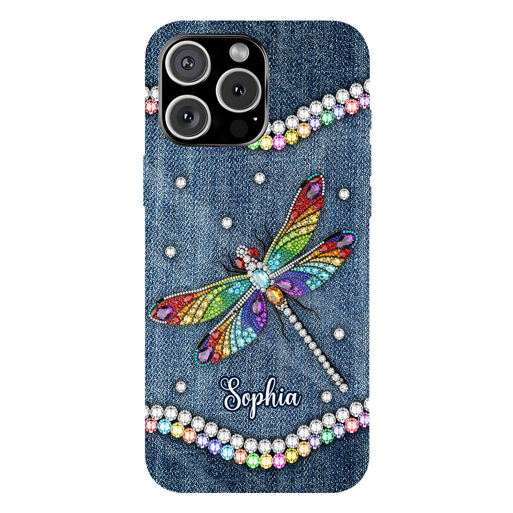 Beautiful Dragonfly - Personalized Dragonfly Full Print Phone Case