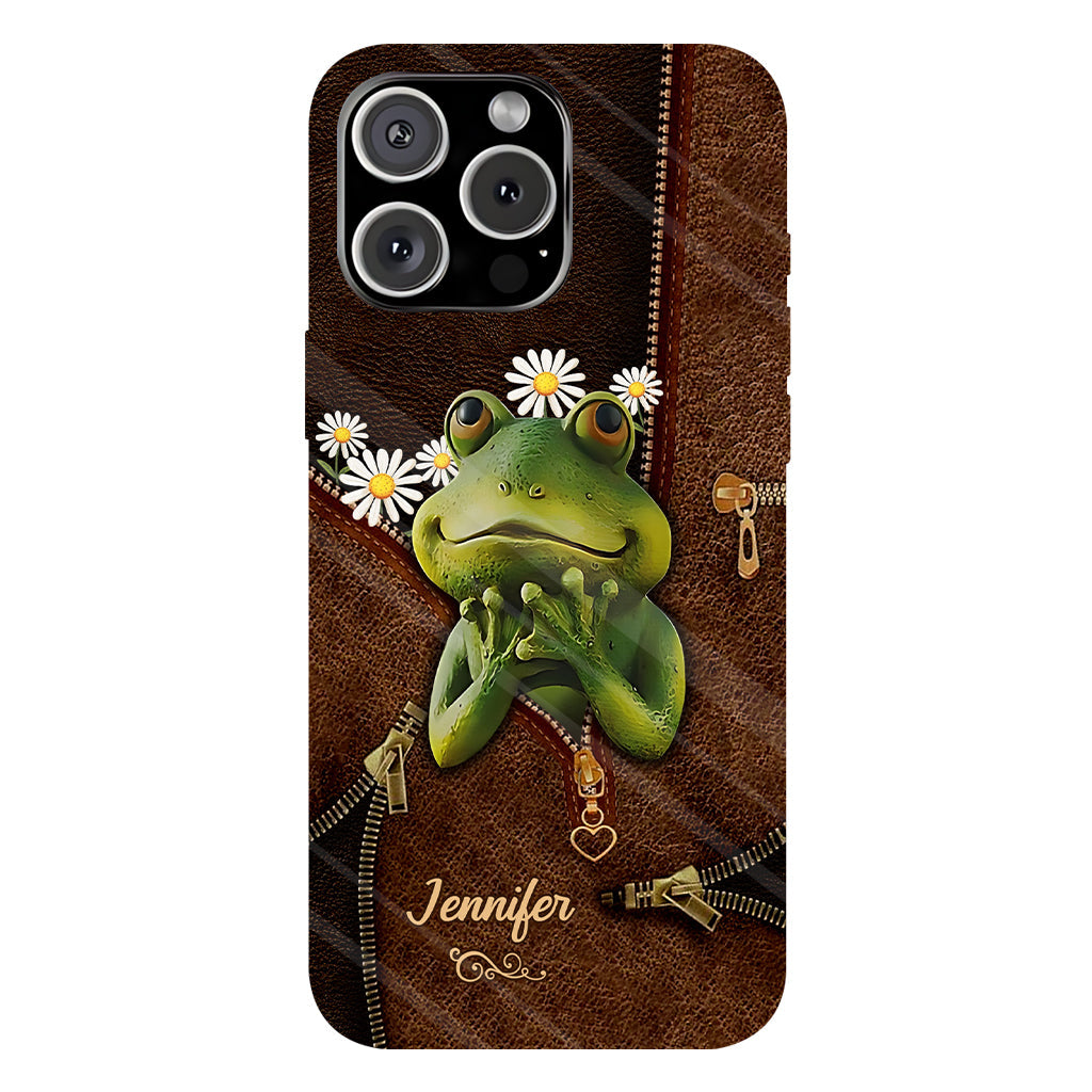 Cute Frogs - Personalized Frog Full Print Phone Case