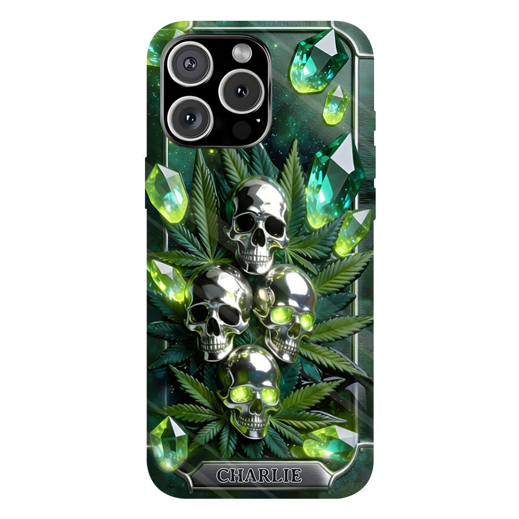 Smokers - Personalized Weed Full Print Phone Case & Phone Grip