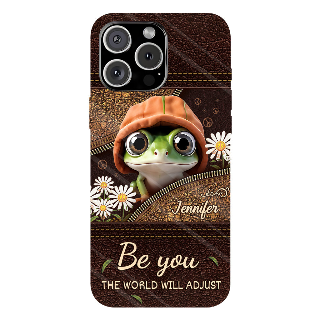Be You The World Will Adjust - Personalized Hippie Full Print Phone Case