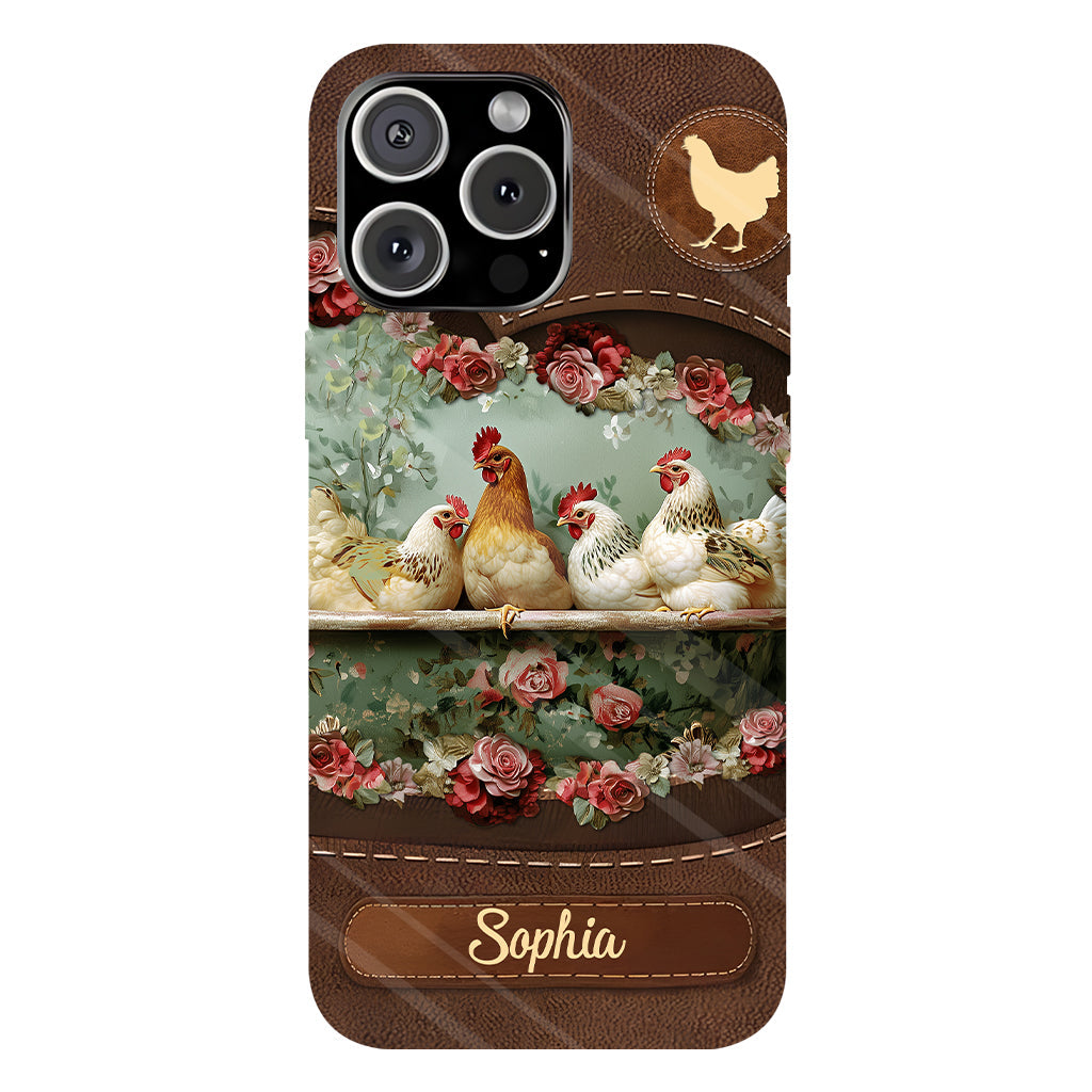 Chicken Lady - Personalized Chicken Full Print Phone Case