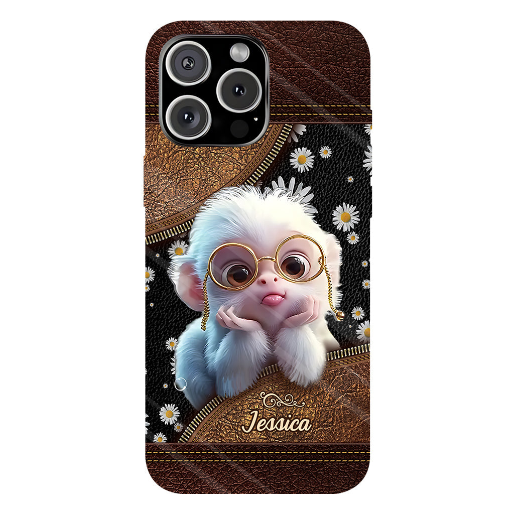 Cute Monkey - Personalized Full Print Phone Case