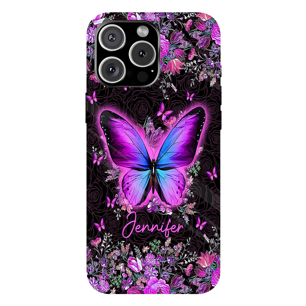 Love Butterflies - Personalized Butterfly Full Print Phone Case