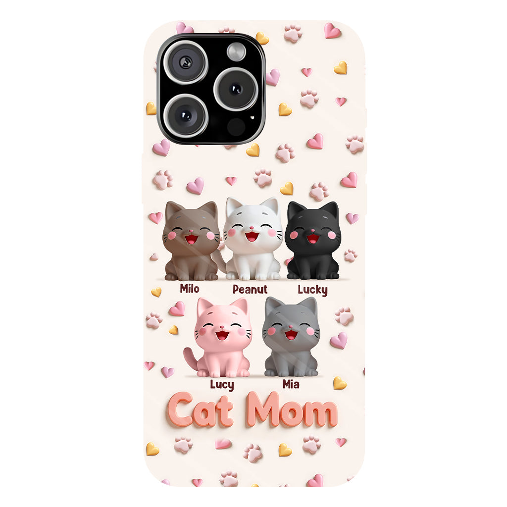 Cat Mom - Personalized Cat Full Print Phone Case