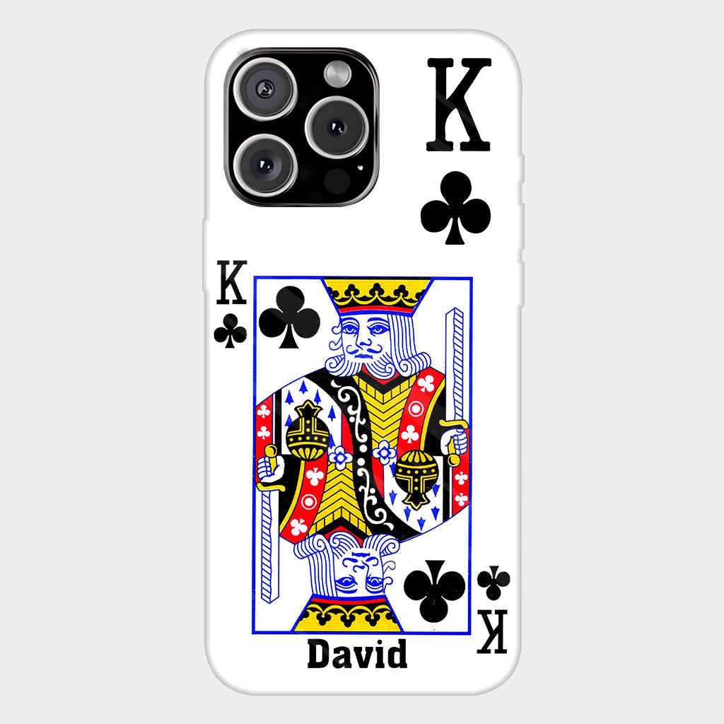 King And Queen - Personalized Couple Full Print Phone Case