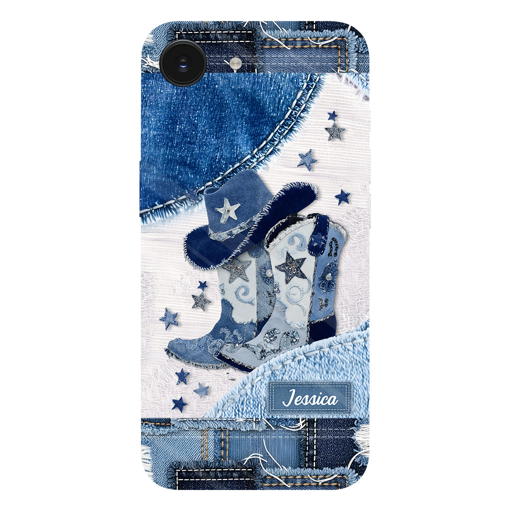 Cowgirl Boots - Personalized Cowgirl Full Print Phone Case