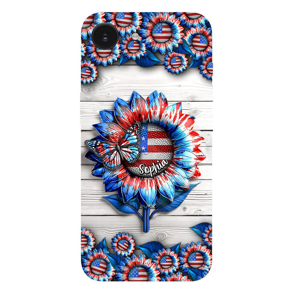 Love America - Personalized Independence Day/ 4th of July Full Print Phone Case