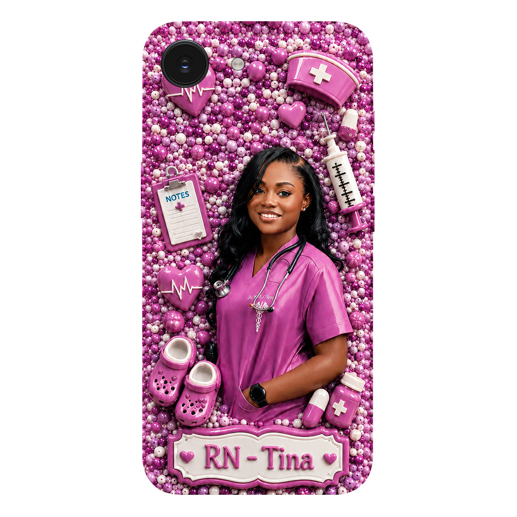 Love Being A Nurse - Personalized Nurse Full Print Phone Case