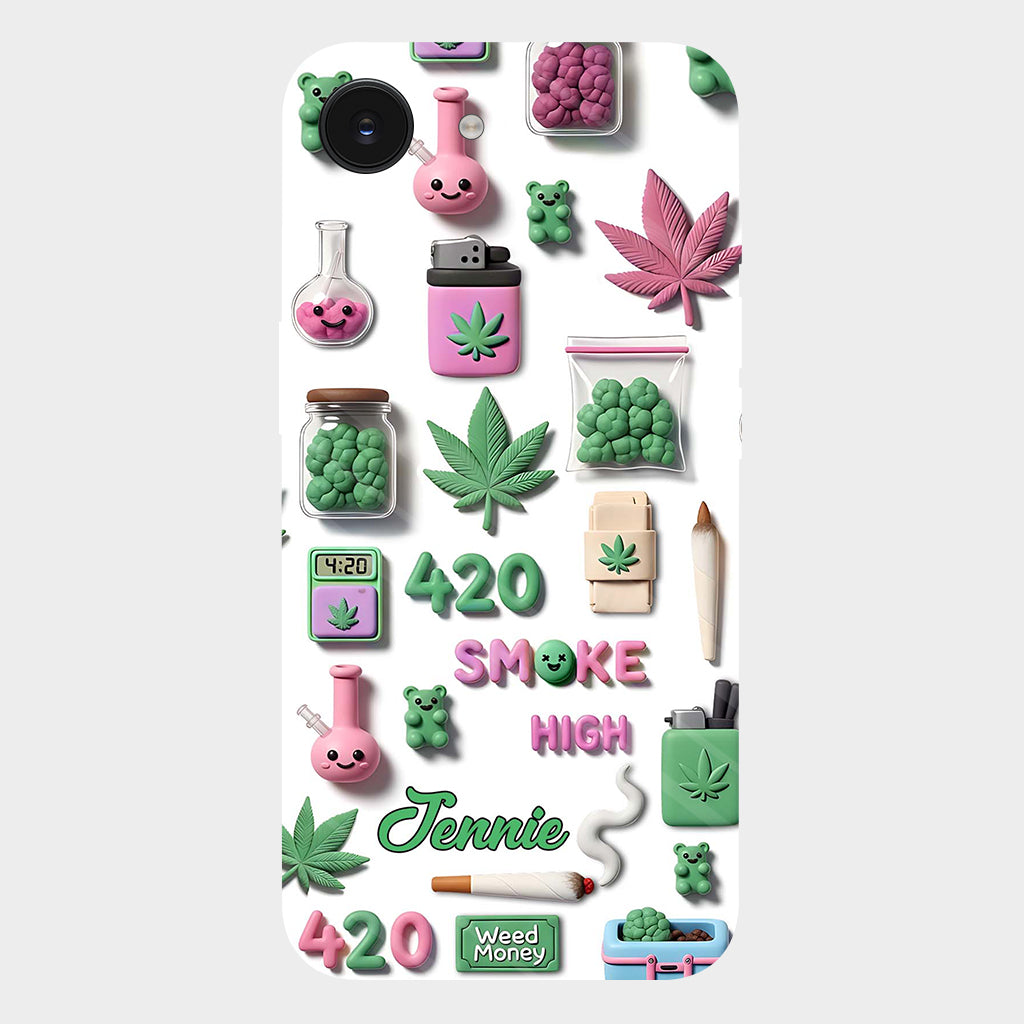 Stoner Chic - Personalized Weed Full Print Phone Case