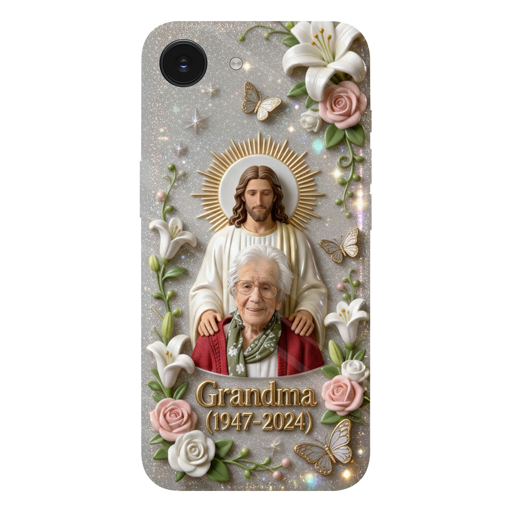 Memorial Gift for Lost of Loved One, Faith in God - Personalized Memorial Full Print Phone Case