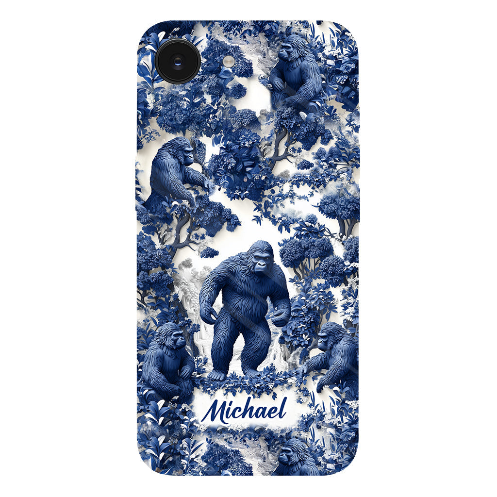 Bigfoot Summer Vibes - Personalized Hiking Full Print Phone Case
