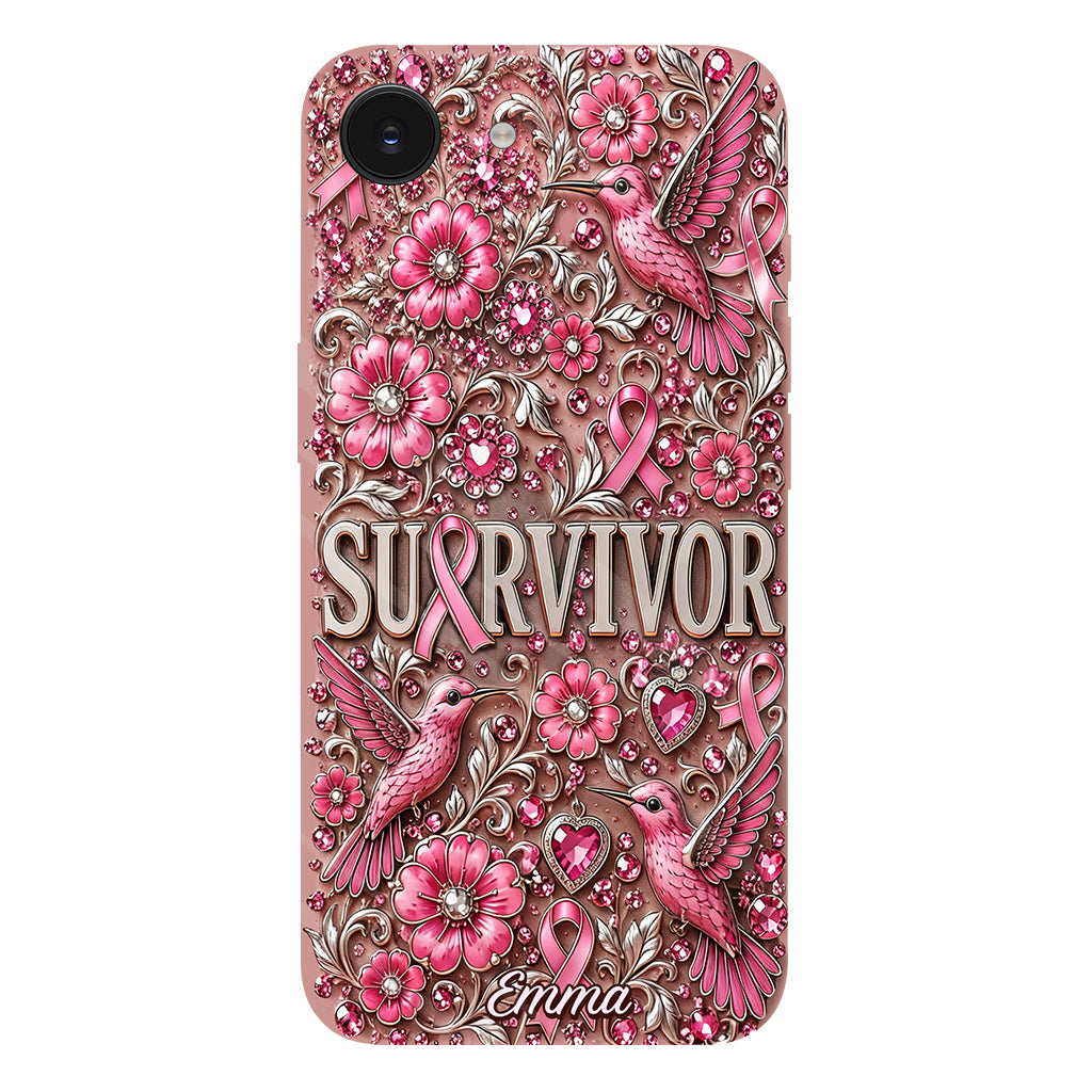 Breast Cancer Awareness - Personalized Breast Cancer Awareness Full Print Phone Case
