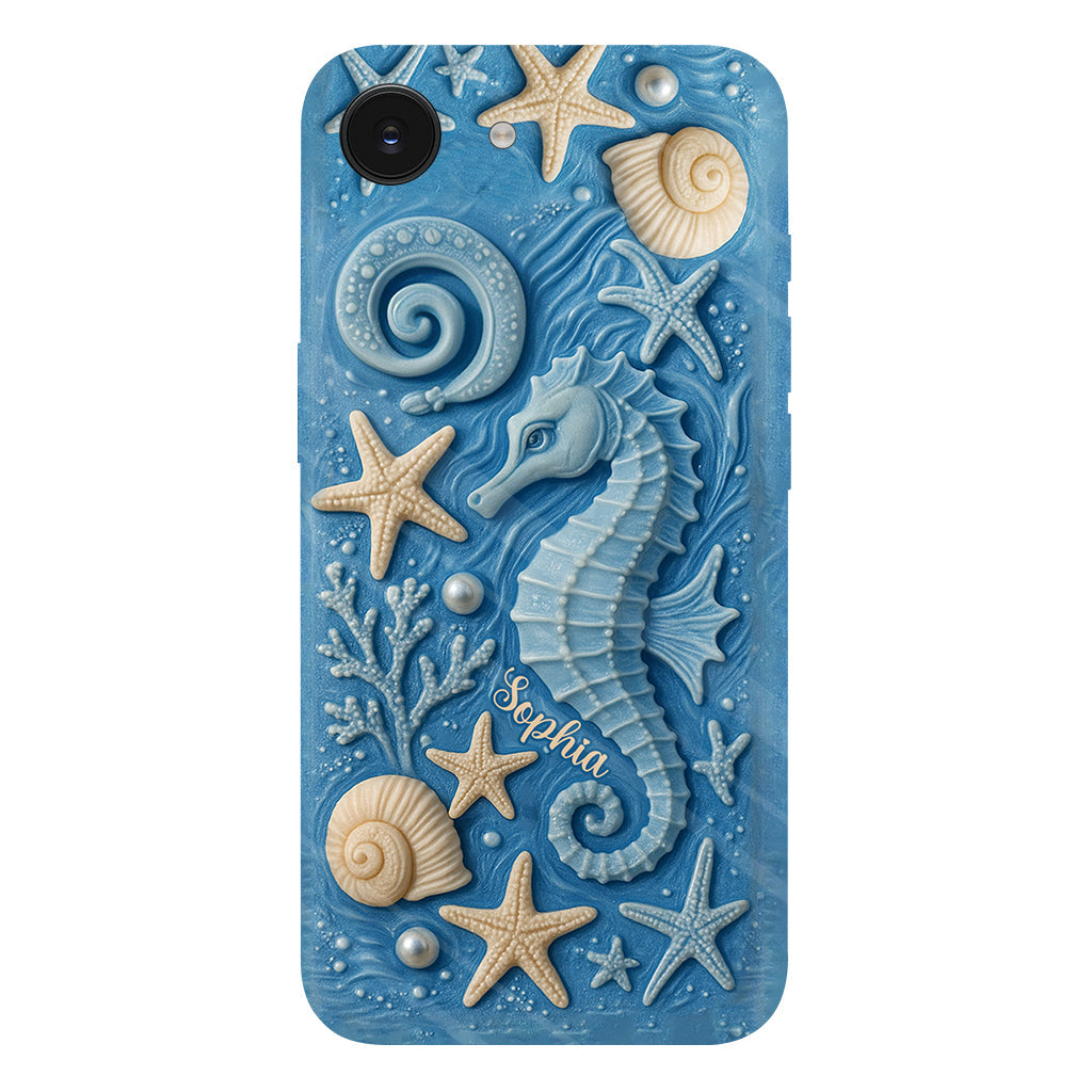 Just A Girl Who Loves Ocean - Personalized Sea Lover Full Print Phone Case