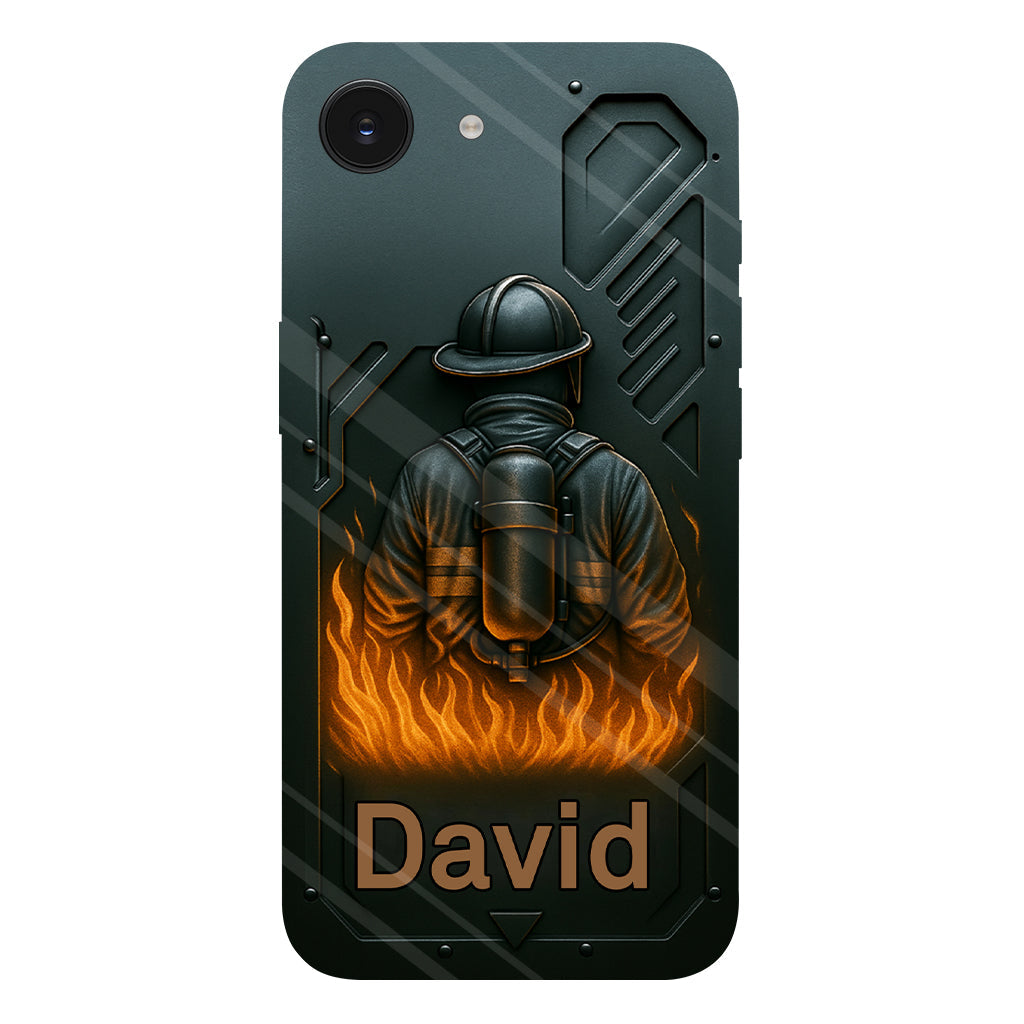 The Strone One - Personalized Firefighter Full Print Phone Case
