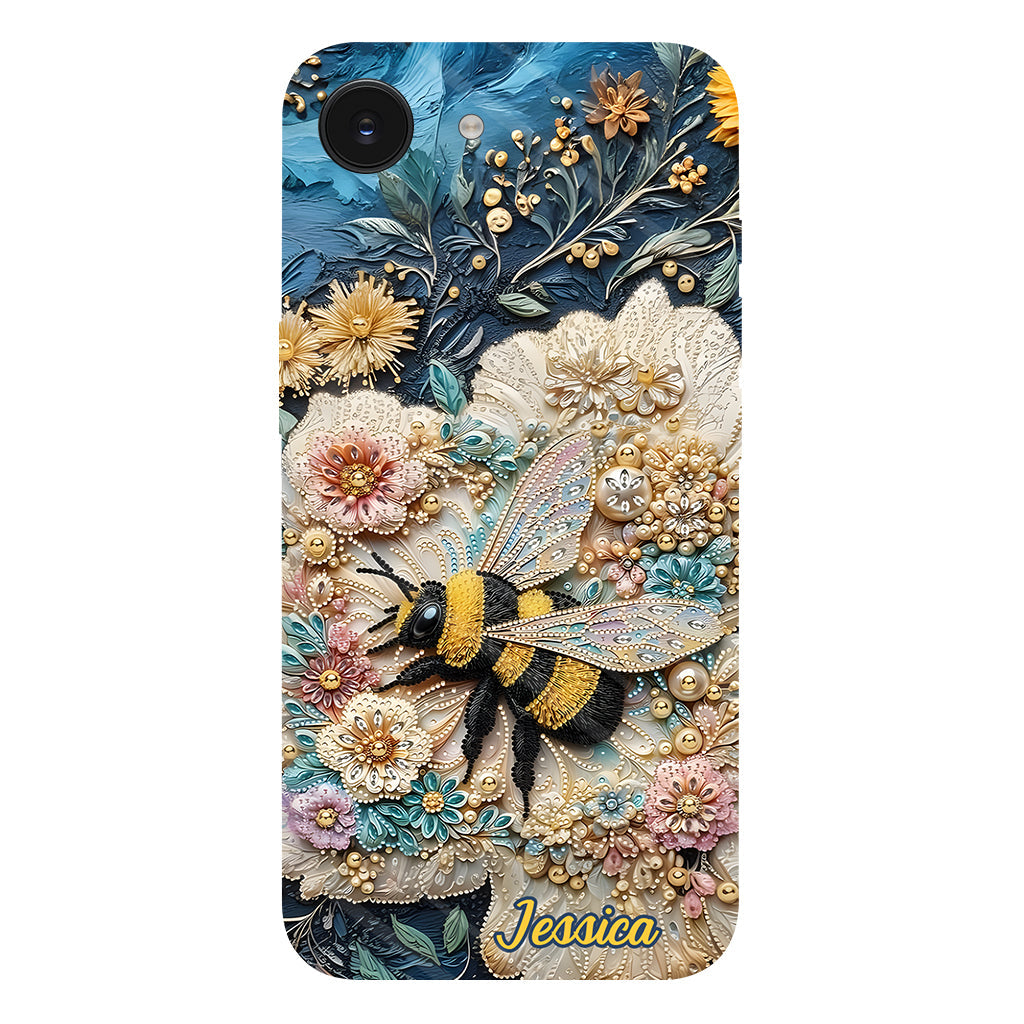 Bee Kind - Personalized Bee Full Print Phone Case