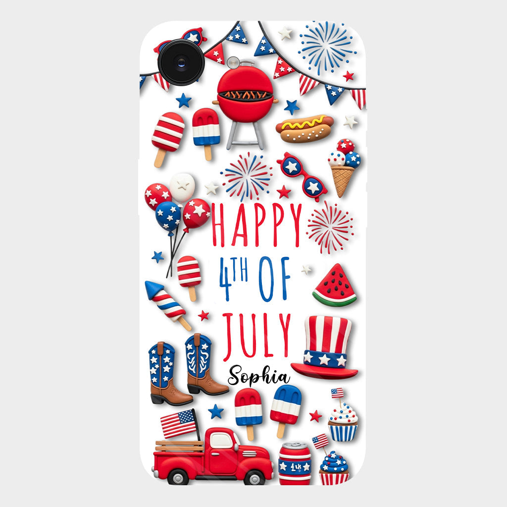 Happy 4th Of July - Personalized Independence Day/ 4th of July Full Print Phone Case
