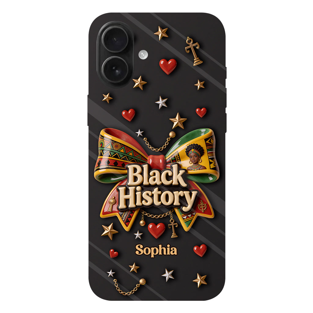 Black History Month - Personalized African American Full Print Phone Case
