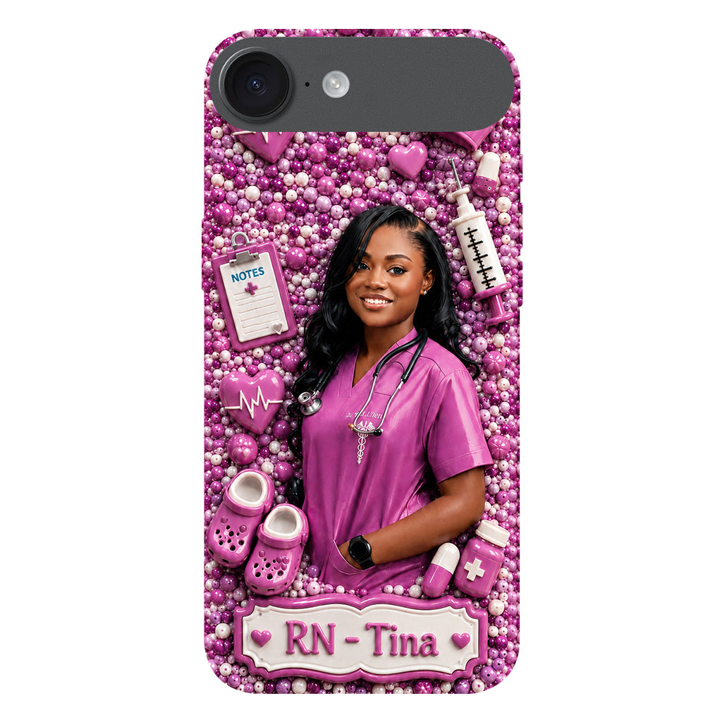 Love Being A Nurse - Personalized Nurse Full Print Phone Case