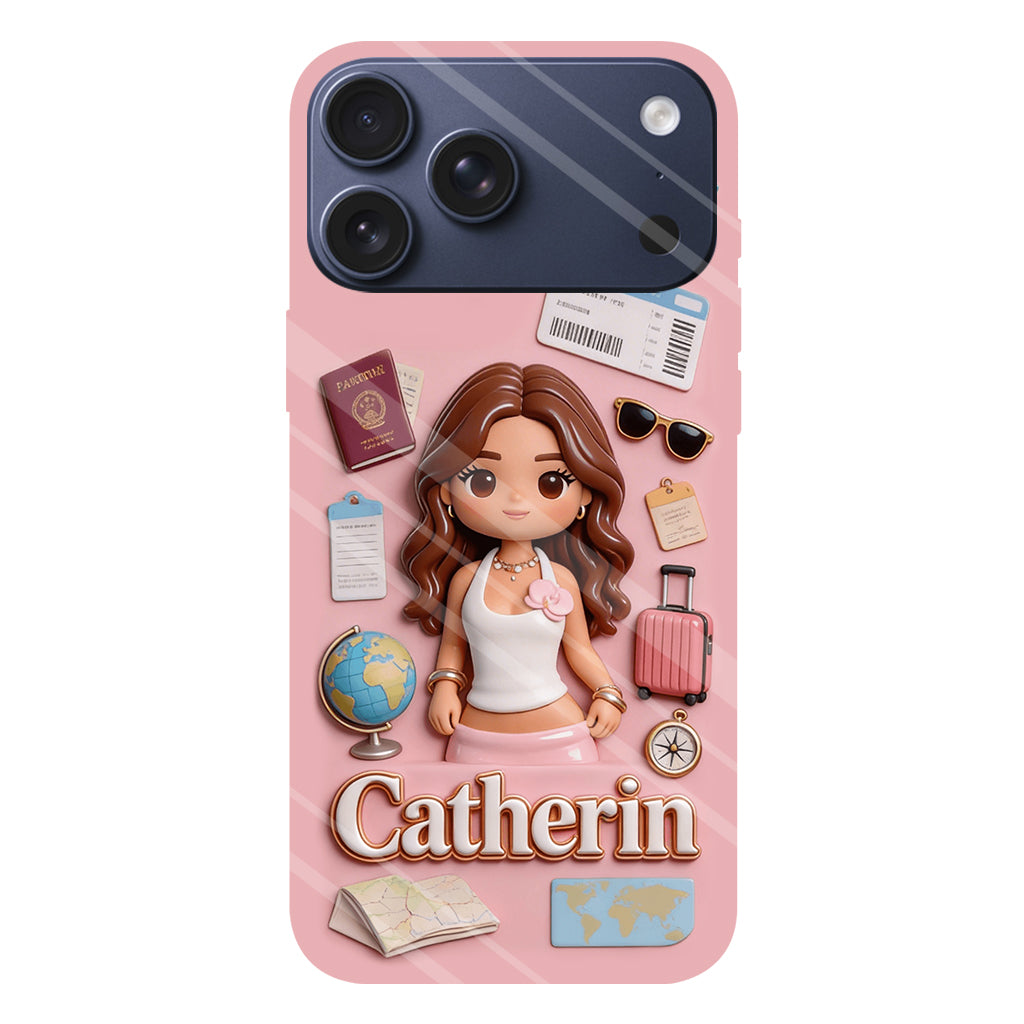 Traveling Lover - Personalized Travelling Full Print Phone Case