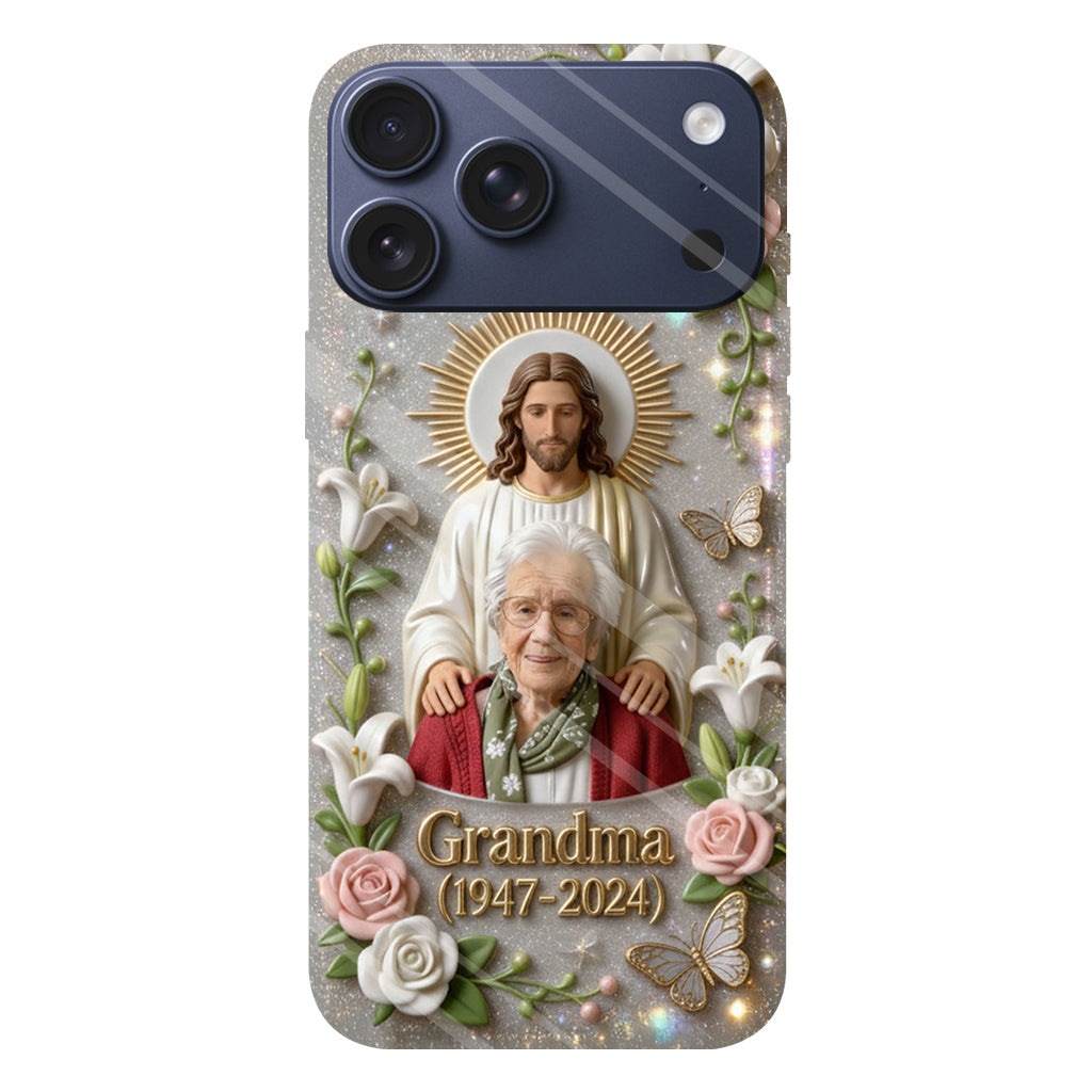 Memorial Gift for Lost of Loved One, Faith in God - Personalized Memorial Full Print Phone Case