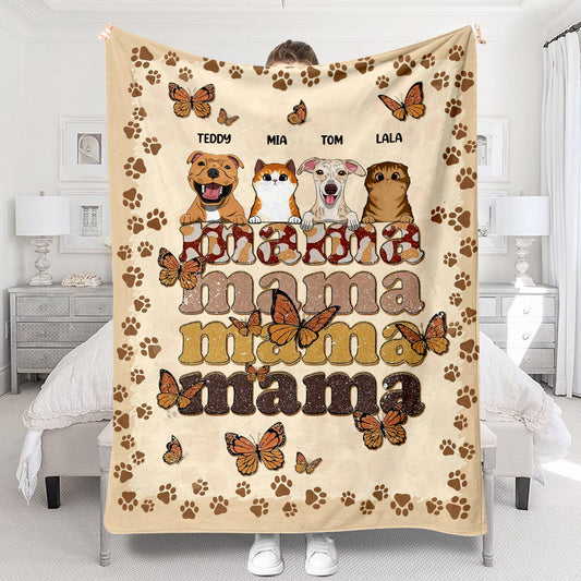 Best Mama Ever - Personalized Mother's day Dog Blanket