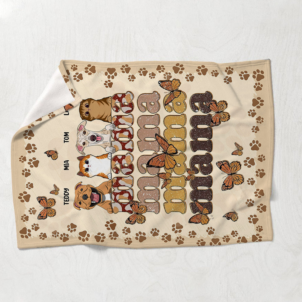 Best Mama Ever - Personalized Mother's day Dog Blanket