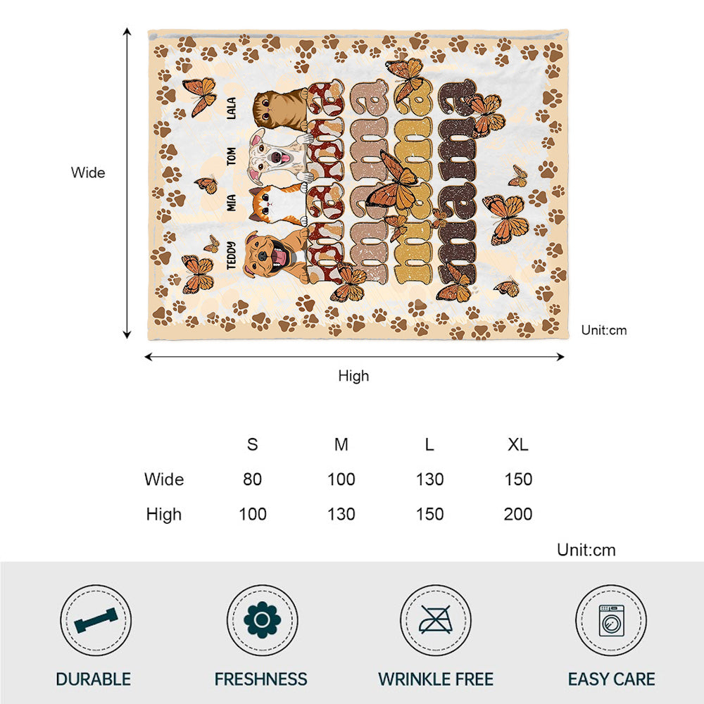 Best Mama Ever - Personalized Mother's day Dog Blanket