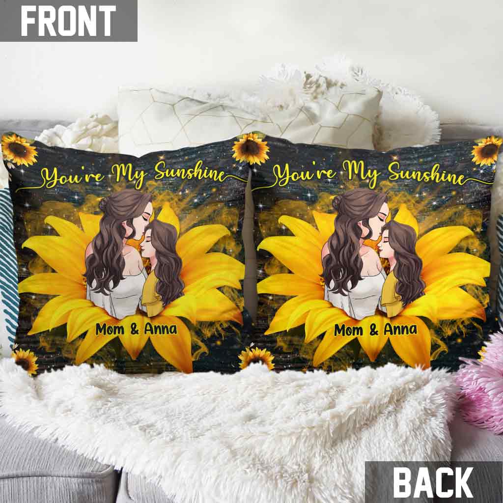 You're My Sunshine - Personalized Mother's Day Mother Throw Pillow